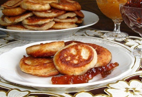 Оладки на кислому молоці