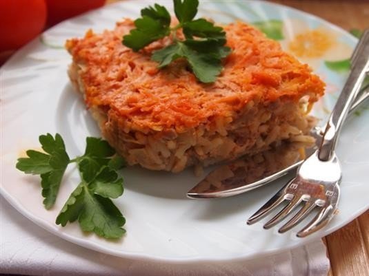 М'ясна запіканка з овочами