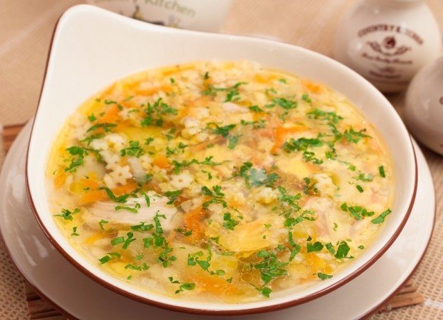 Курячий суп із зірочками